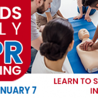 Hands Only CPR Training - Wednesday, January 7 at 6 p.m.