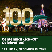 Greenacres Centennial Kick-Off event on December 13, 2025 from 5:00pm to 9:00pm at Samuel J. Ferreri Community Park.
