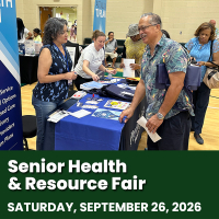 Senior Health and Resource Fair, September 26, 2026 from 11:00 a.m. to 2:00 p.m., at the Greenacres Community Center.