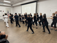 Tai Chi group demonstration during World Tai Chi Day 2024 at the Greenacres Community Center