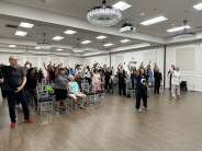 Tai Chi group demonstration during World Tai Chi Day 2024 at the Greenacres Community Center