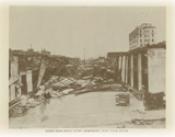 View of downtown after devastating hurricane hit in 1928 View of downtown after devastating hurricane hit in 1928
