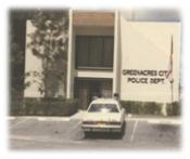 View of police building from 1970s View of police building from 1970s